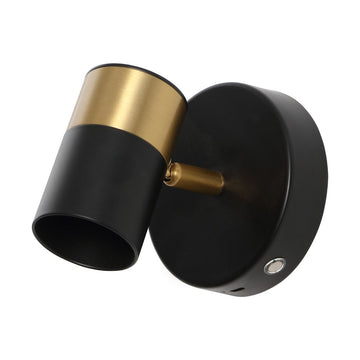 Paola 6" 1-Light Modern Adjustable Head Integrated Dimmable LED Rechargeable Wall Spotlight with Touch Sensor - JONATHAN Y